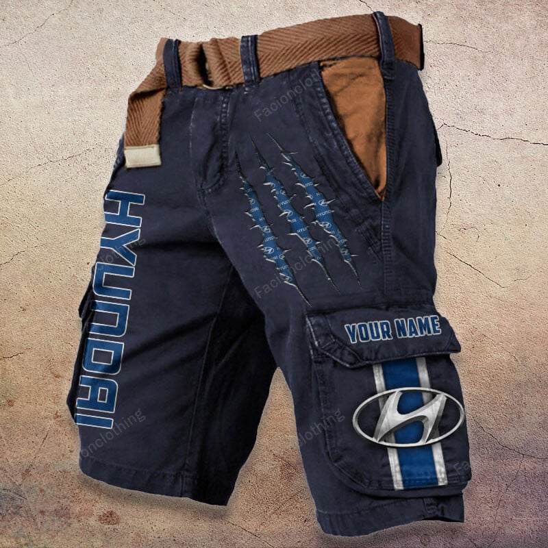 Sportswearmerch Hyundai Car Denim Short For Fan