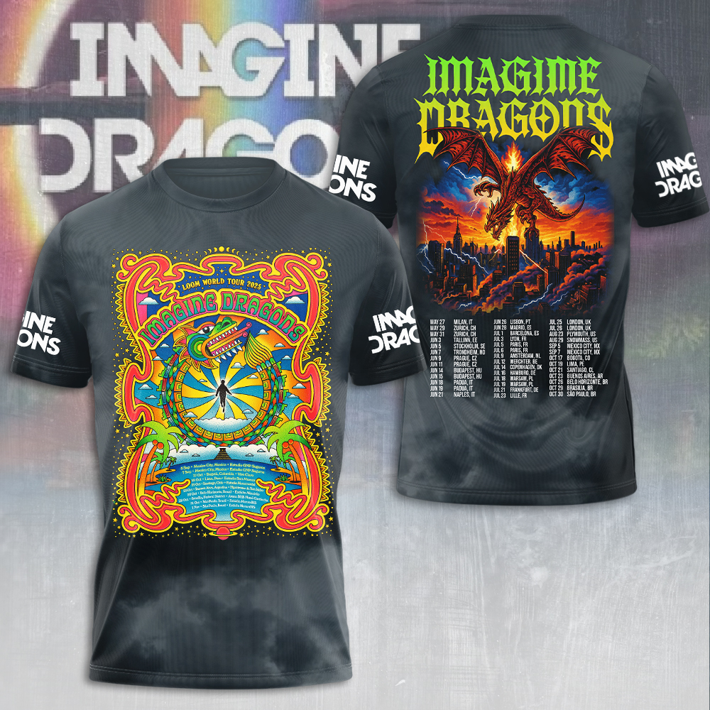 Sportswearmerch Imagine Dragons Music Personalized T-shirt For Fan