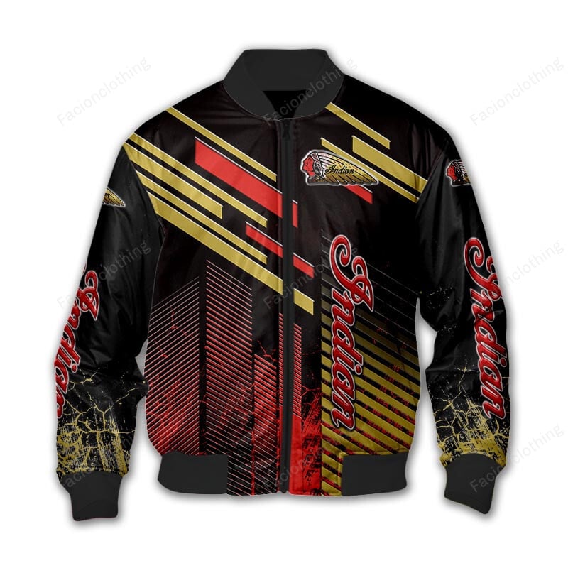 Sportswearmerch Indian Motorcycle Personalized Bomber Jacket For Fan