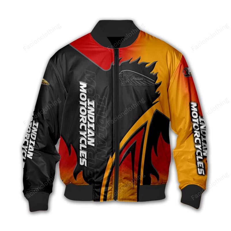 Sportswearmerch Indian Motorcycle Personalized Bomber Jacket For Fan