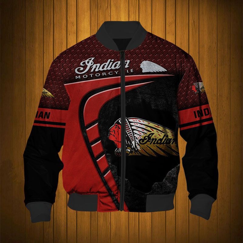 Sportswearmerch Indian Motorcycle Personalized Fashion Bomber Jacket For Fan