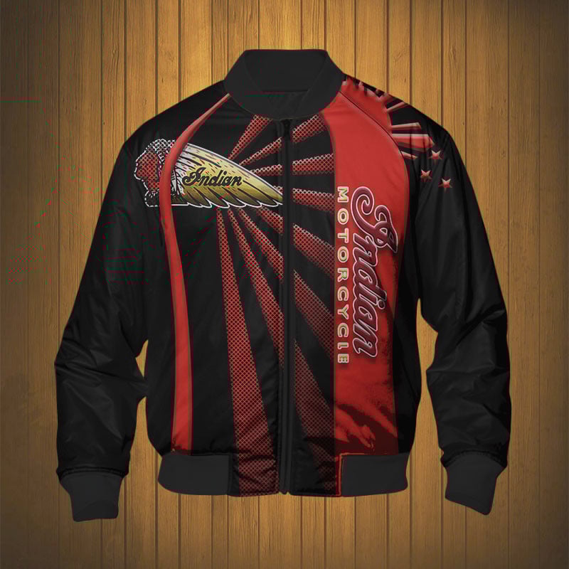Sportswearmerch Indian Motorcycle Personalized Fashion Bomber Jacket For Fan