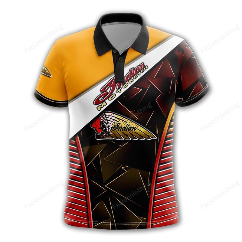 Sportswearmerch Indian Motorcycle Personalized Fashion Polo Shirt For Fan
