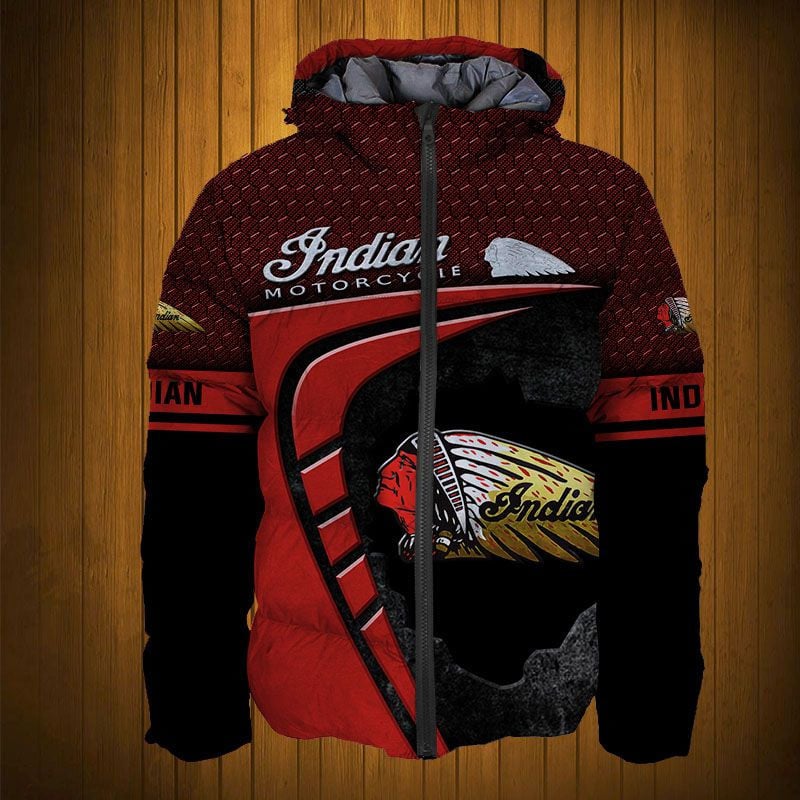 Sportswearmerch Indian Motorcycle Personalized Fashion Puffer Jacket For Fan