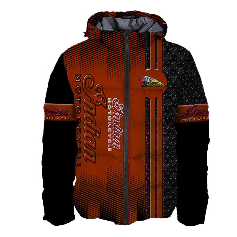 Sportswearmerch Indian Motorcycle Personalized Fashion Puffer Jacket For Fan