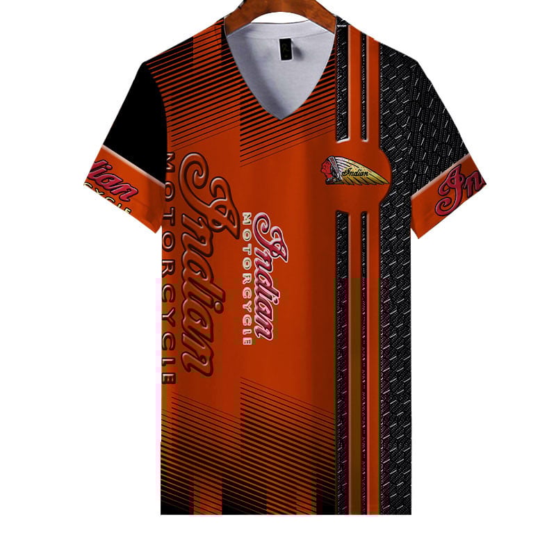 Sportswearmerch Indian Motorcycle Personalized Fashion V-neck Women T-shirt For Fan