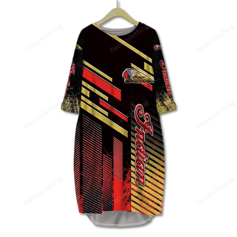Sportswearmerch Indian Motorcycle Personalized Pocket Dress For Fan