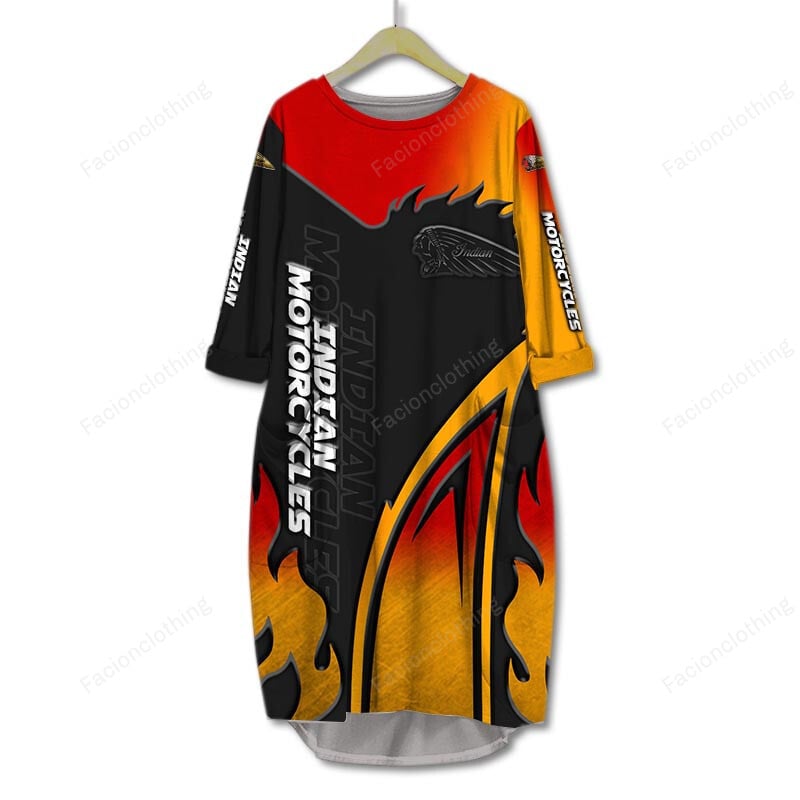 Sportswearmerch Indian Motorcycle Personalized Pocket Dress For Fan