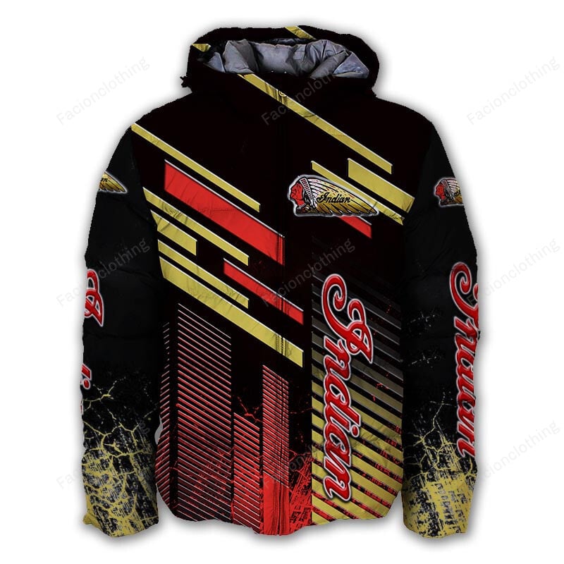 Sportswearmerch Indian Motorcycle Personalized Puffer Jacket For Fan