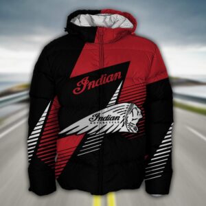 Sportswearmerch Indian Motorcycle Puffer Jacket For Fan