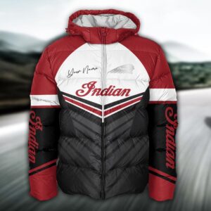 Sportswearmerch Indian Motorcycle Puffer Jacket For Fan