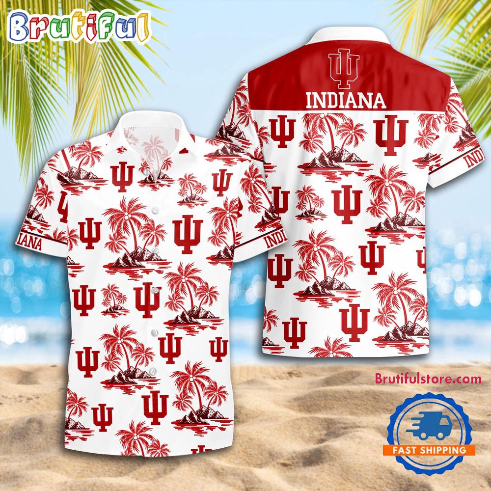 Sportswearmerch Indiana Hoosiers NCAA Summer Personalized Hawaiian Shirt For Fan