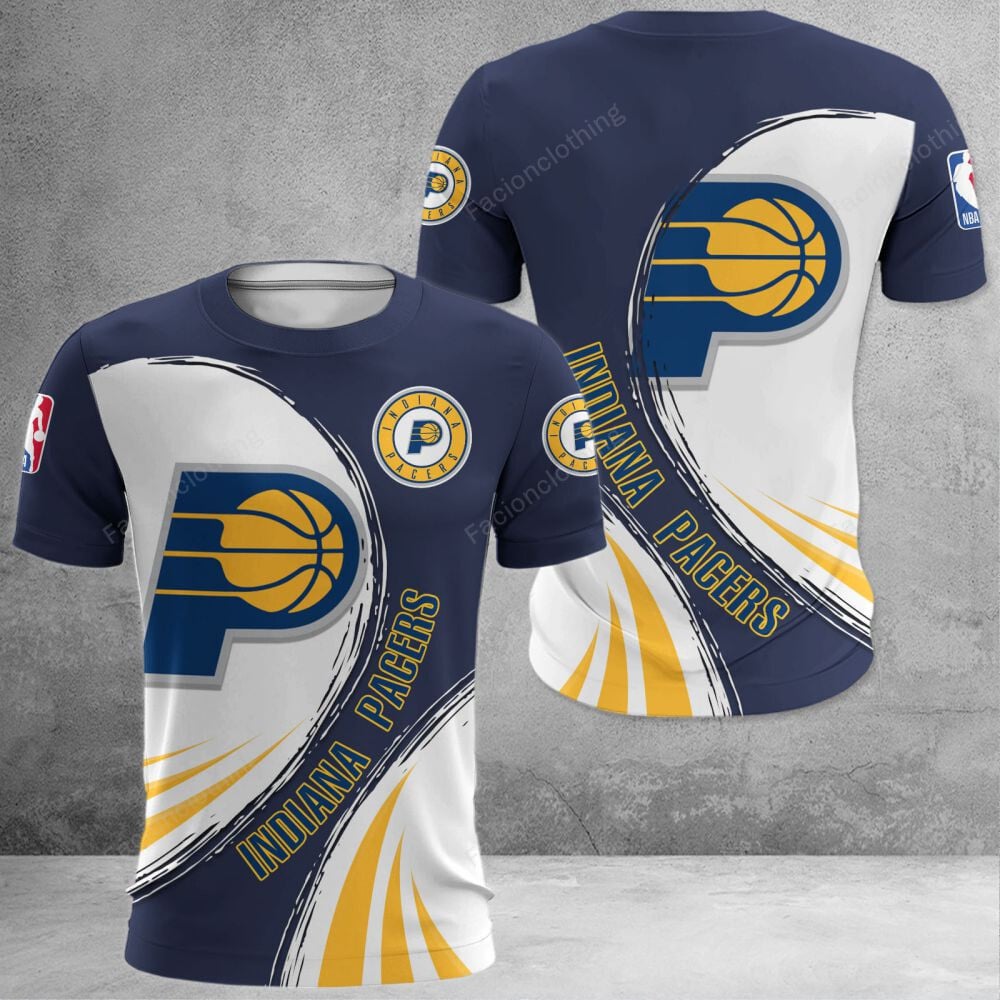 Sportswearmerch Indiana Pacers NBA Personalized T-Shirt For Fan