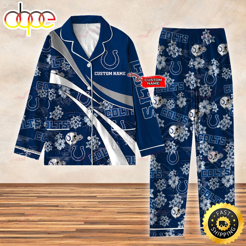 Sportswearmerch Indianapolis Colts NFL 3D Personalized Christmas Personalized Pajamas For Fan
