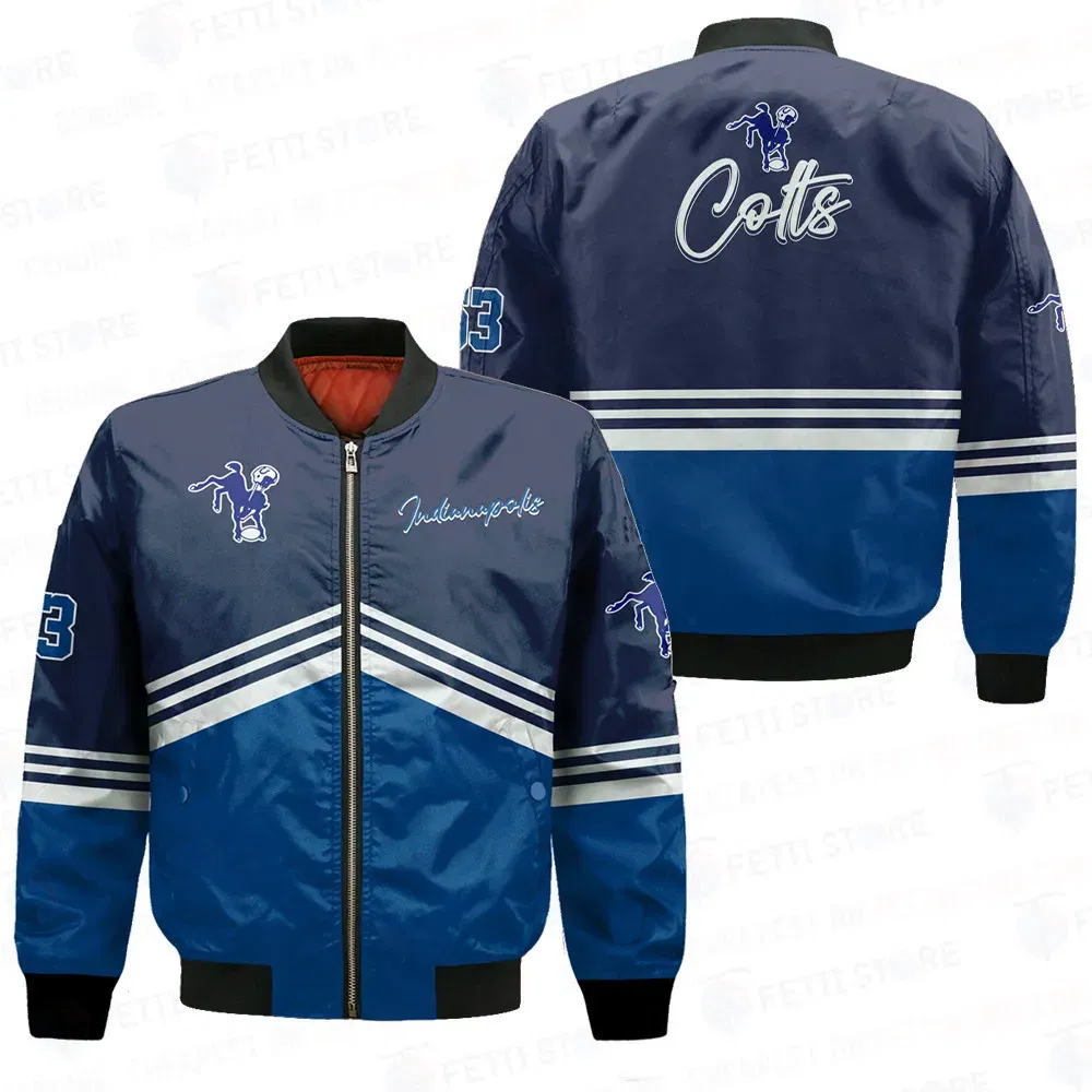 Sportswearmerch Indianapolis Colts NFL Bomber Jacket For Fan