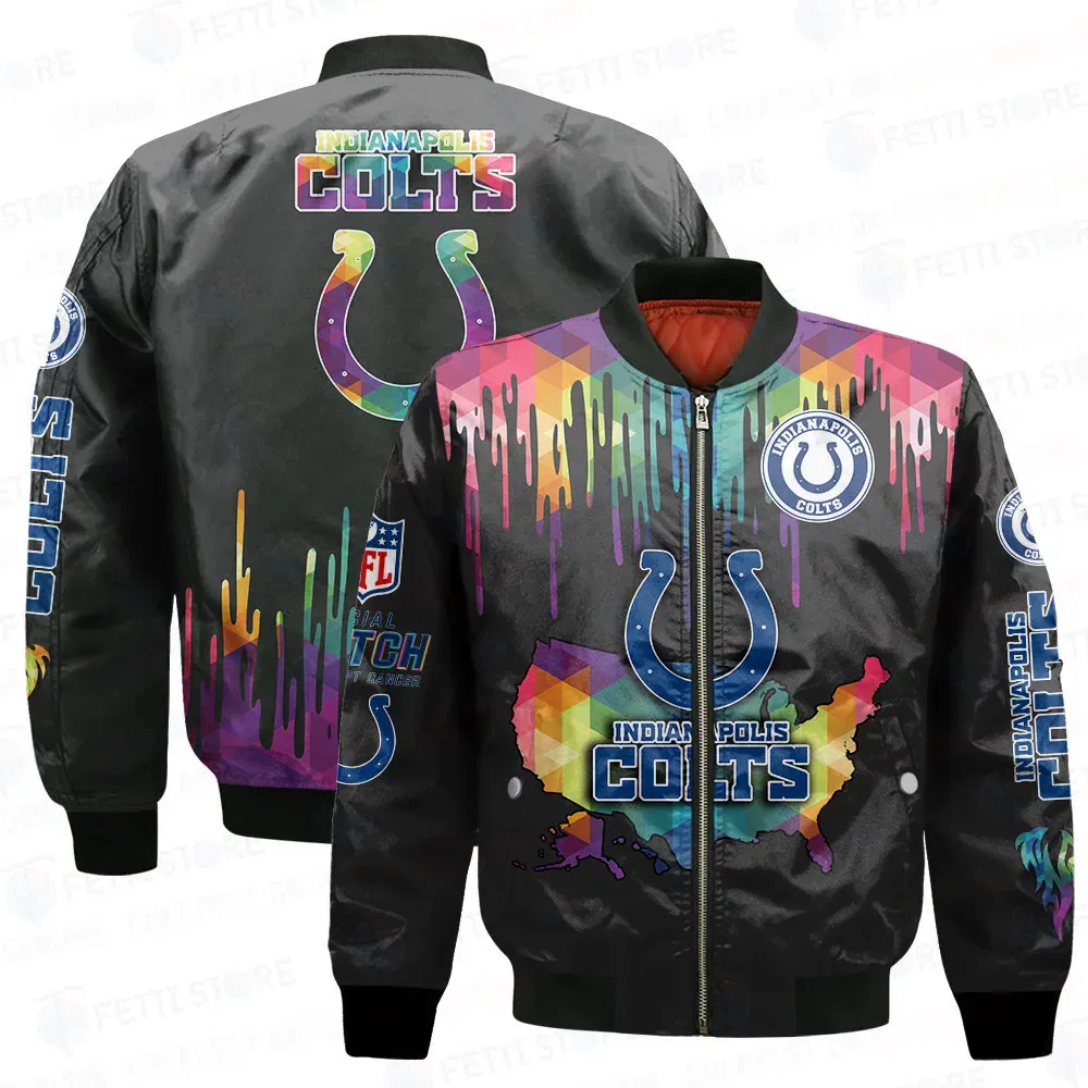 Sportswearmerch Indianapolis Colts NFL Bomber Jacket For Fan