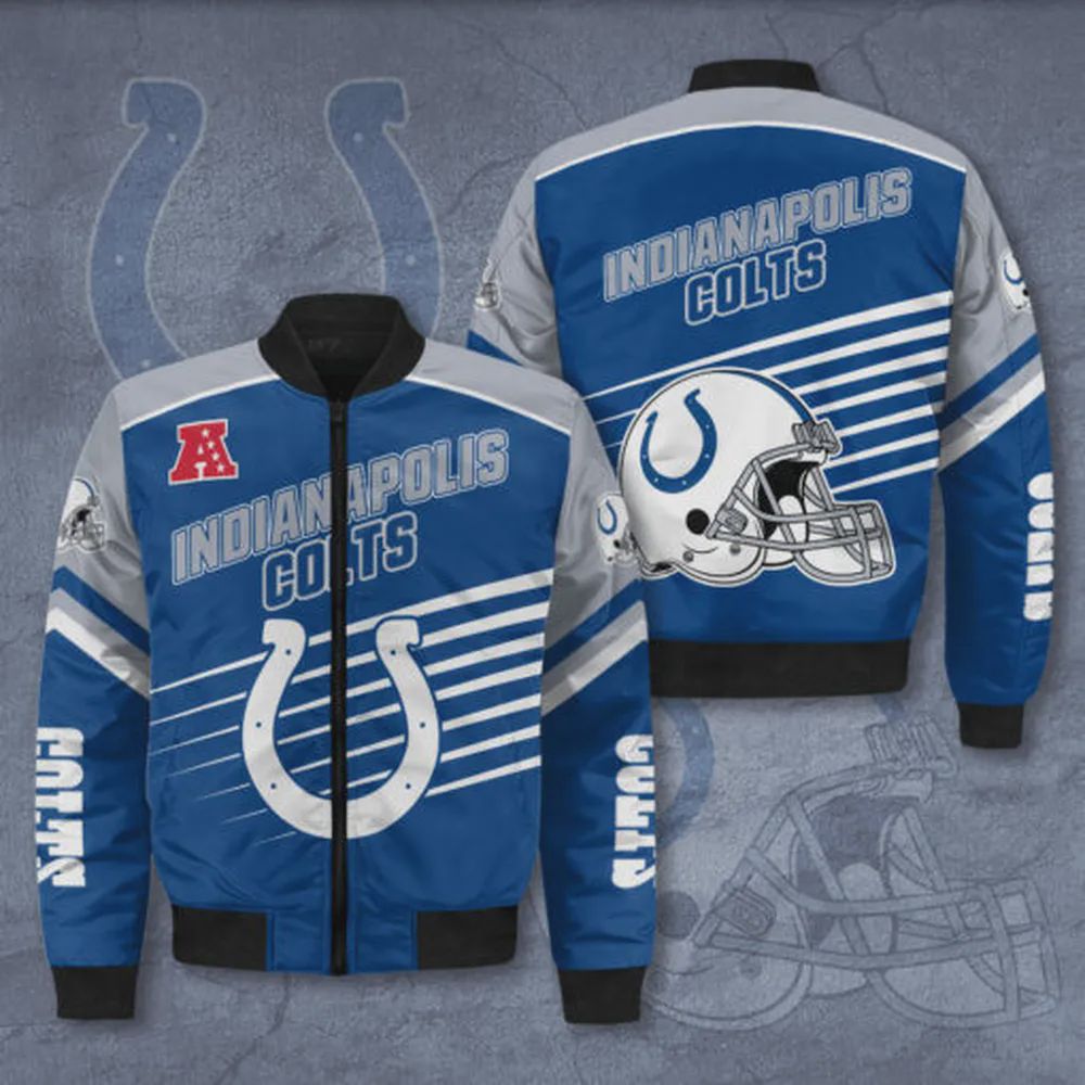 Sportswearmerch Indianapolis Colts NFL Bomber Jacket For Fan