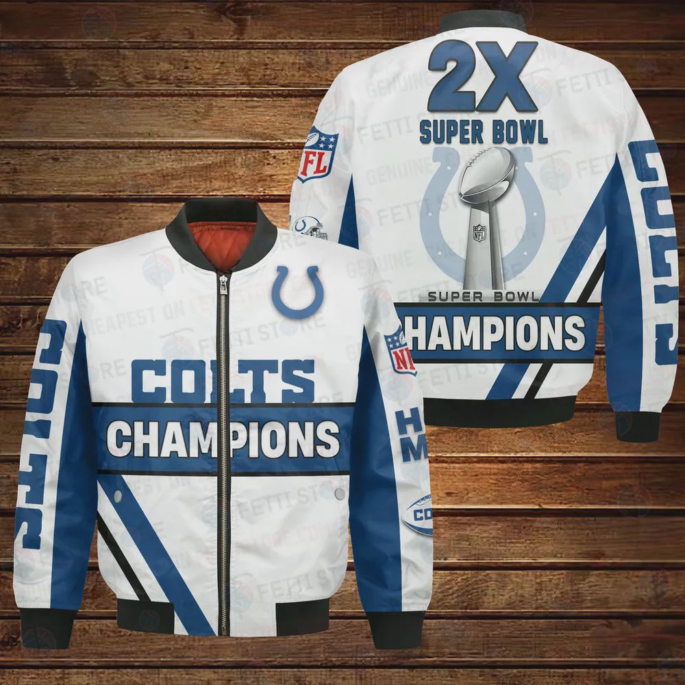 Sportswearmerch Indianapolis Colts NFL Bomber Jacket For Fan
