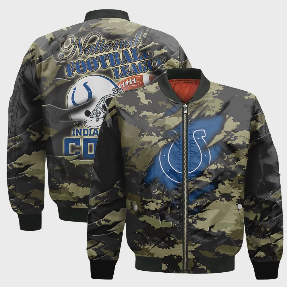 Sportswearmerch Indianapolis Colts NFL Bomber Jacket For Fan