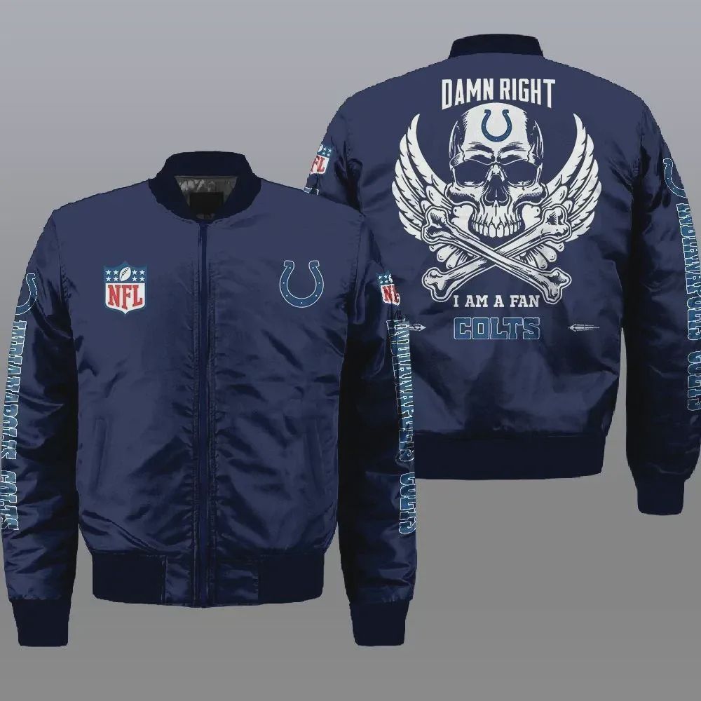 Sportswearmerch Indianapolis Colts NFL Bomber Jacket For Fan