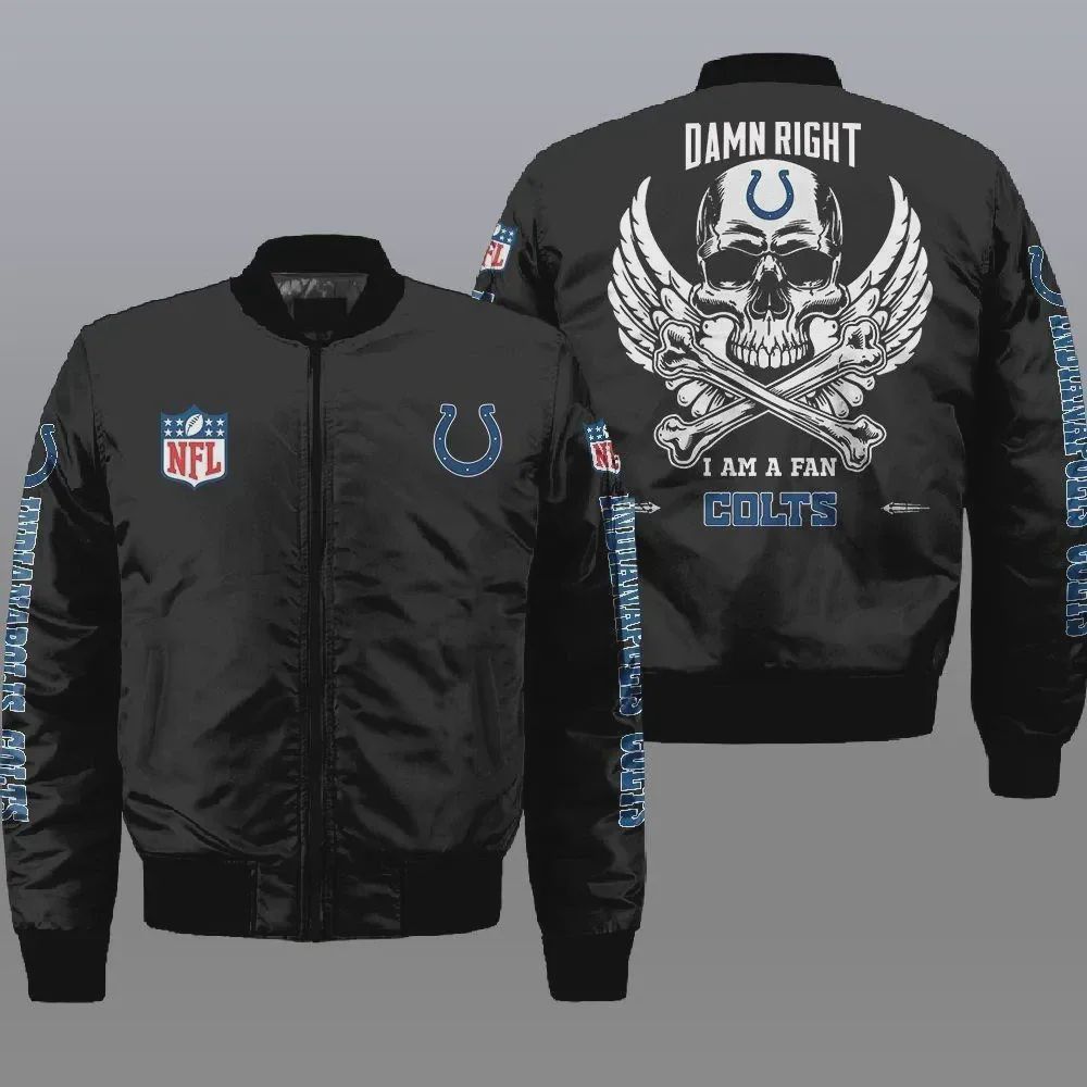 Sportswearmerch Indianapolis Colts NFL Bomber Jacket For Fan