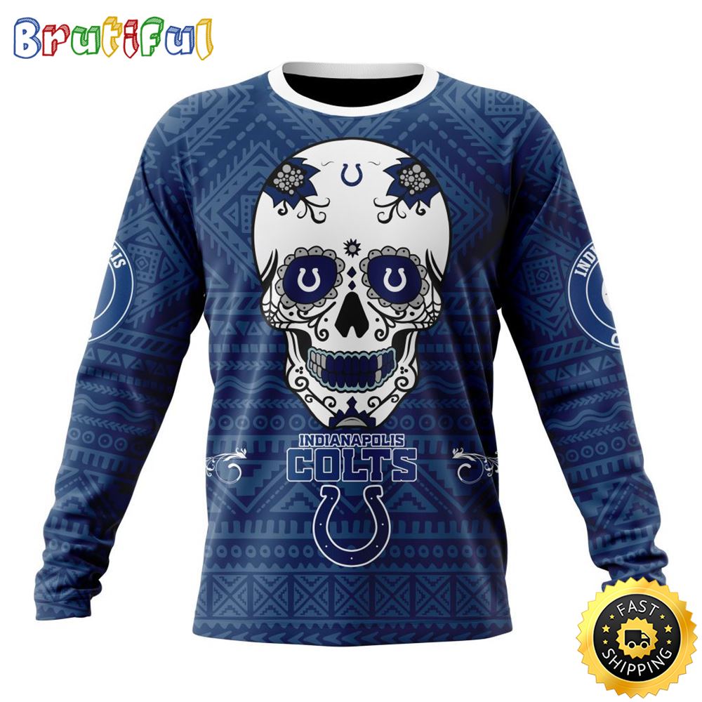 Sportswearmerch Indianapolis Colts NFL Crewneck Personalized Sweater For Fan