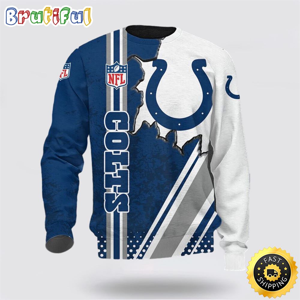 Sportswearmerch Indianapolis Colts NFL Crewneck Sweater For Fan