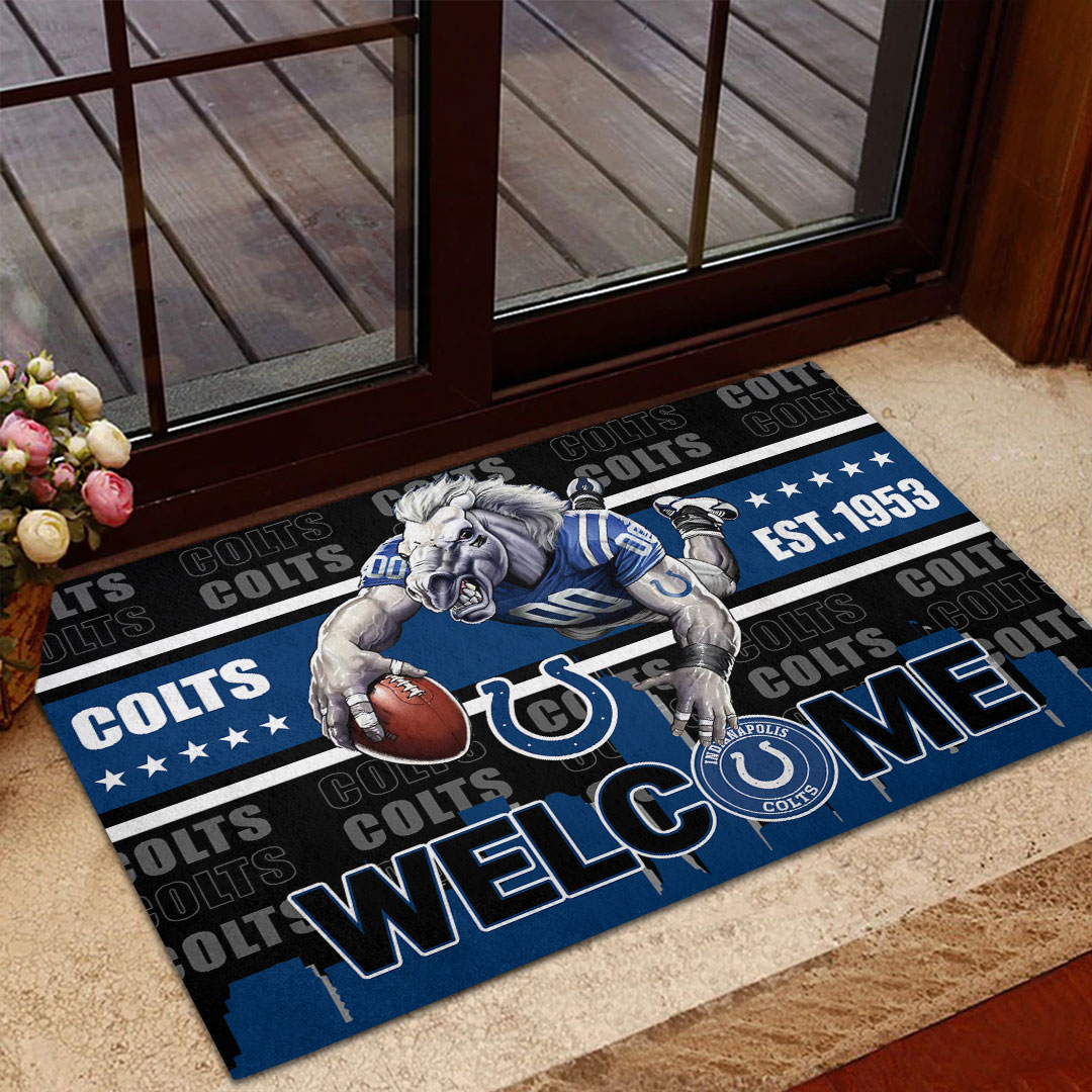 Sportswearmerch Indianapolis Colts NFL Custom Doormat For Fan