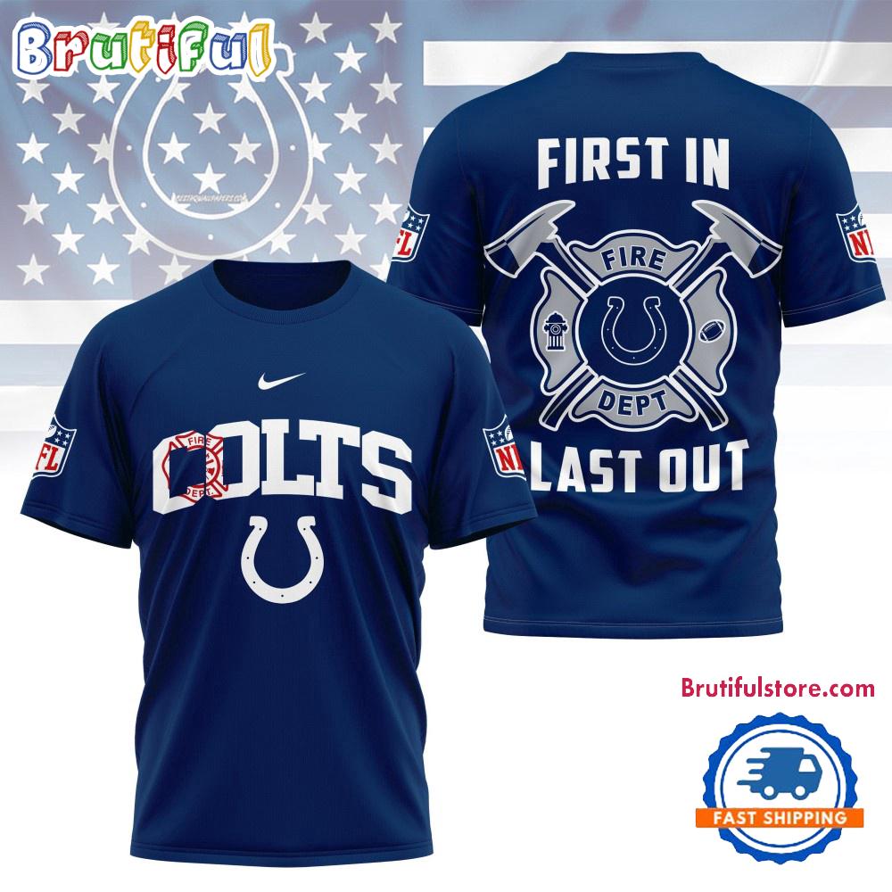 Sportswearmerch Indianapolis Colts NFL Fire Dept Unisex T-Shirt For Fan