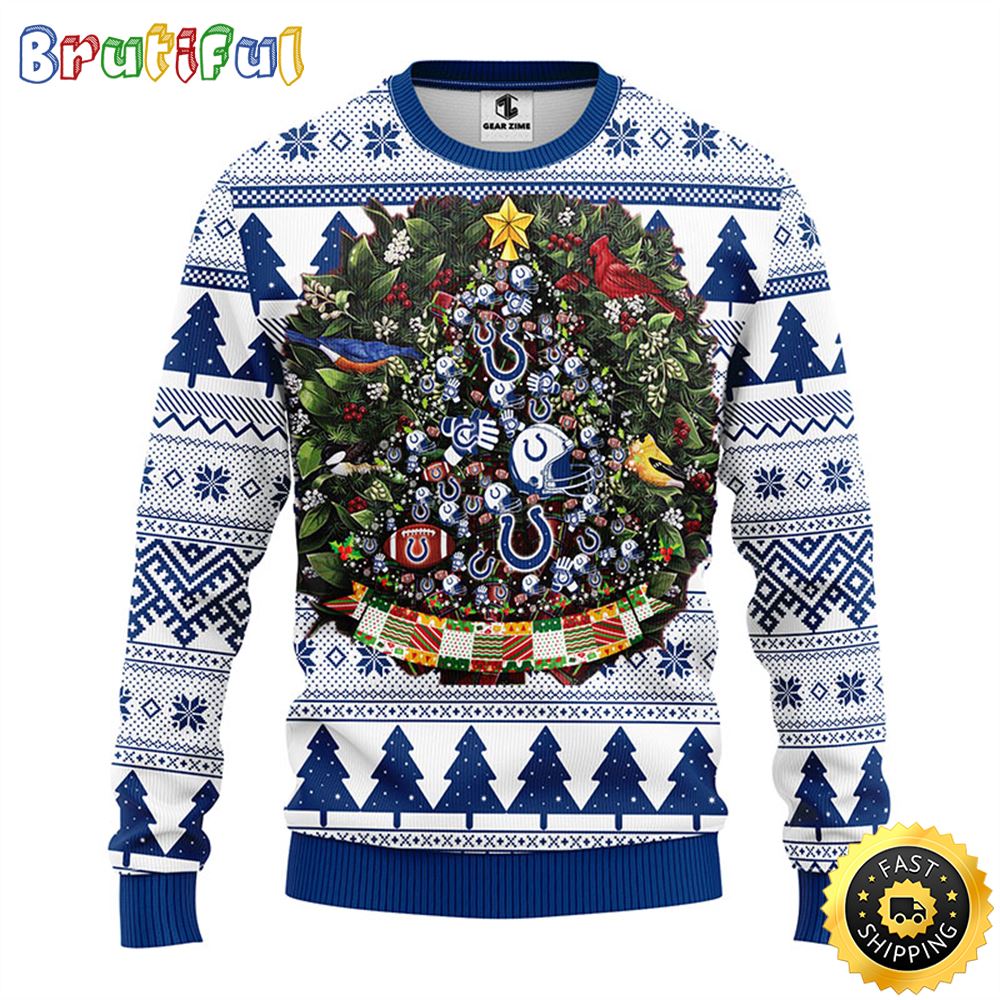 Sportswearmerch Indianapolis Colts NFL Personalized Christmas Sweater For Fan