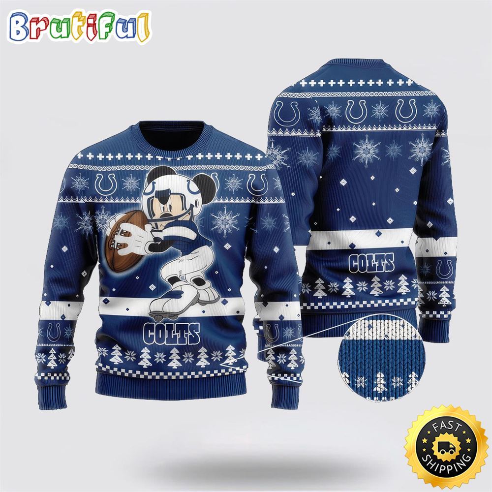 Sportswearmerch Indianapolis Colts NFL Personalized Christmas Sweater For Fan