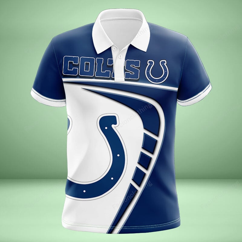 Sportswearmerch Indianapolis Colts NFL Personalized Polo Shirt For Fan