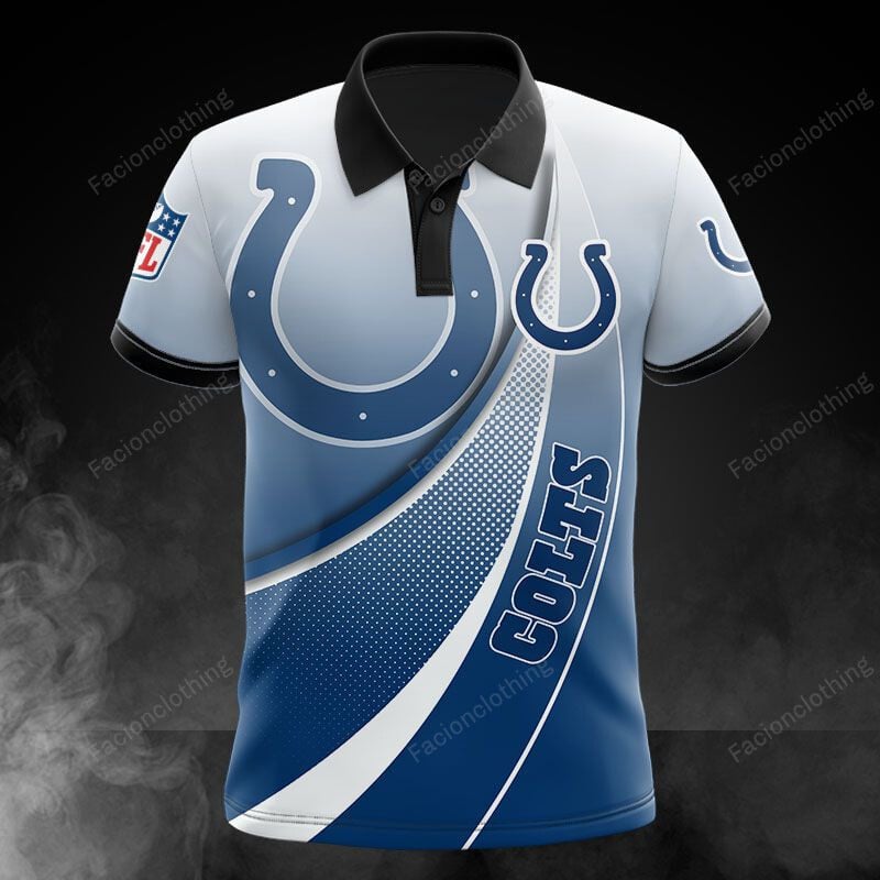 Sportswearmerch Indianapolis Colts NFL Personalized Polo Shirt For Fan