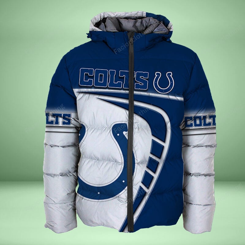 Sportswearmerch Indianapolis Colts NFL Personalized Puffer Jacket For Fan
