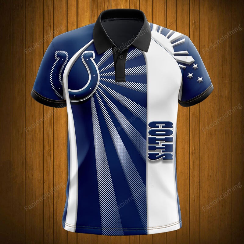Sportswearmerch Indianapolis Colts NFL Polo Shirt Personalized For Fan