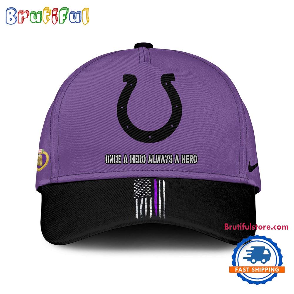 Sportswearmerch Indianapolis Colts NFL Purple Heart Day Classic Cap For Fan