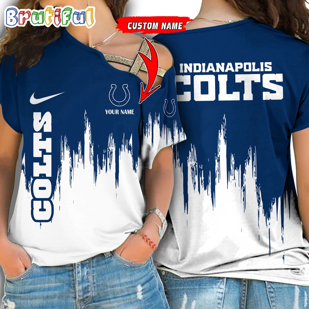 Sportswearmerch Indianapolis Colts NFL Strapless Sleeve Short For Fan