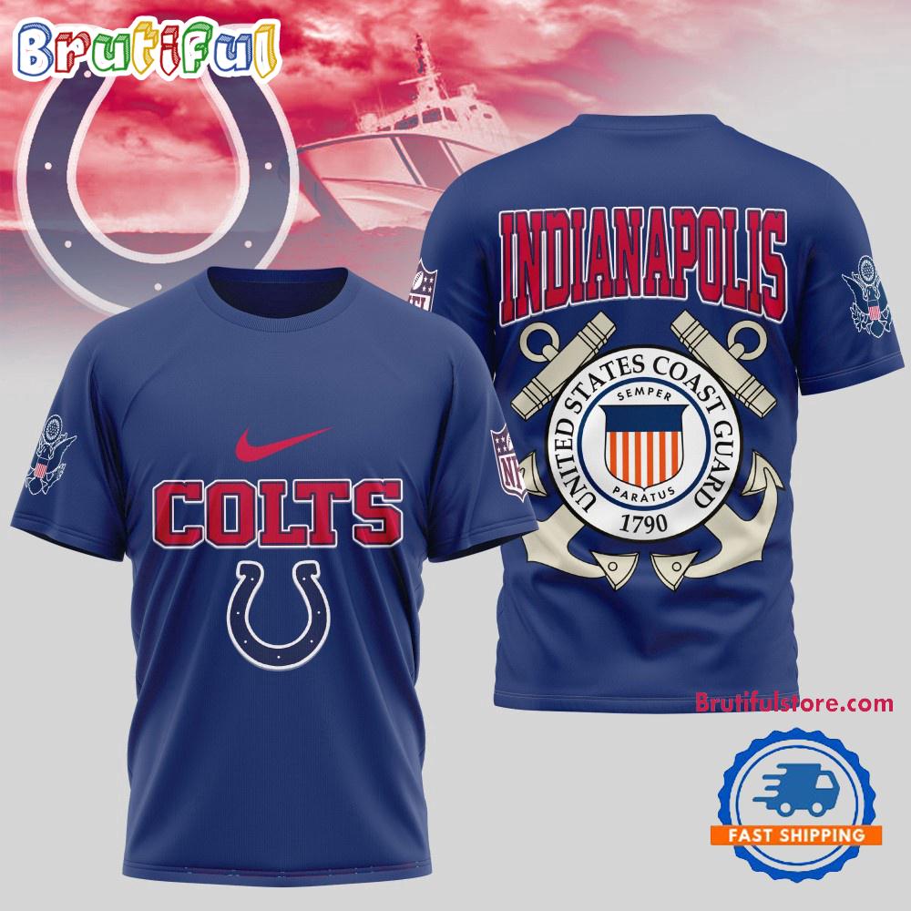 Sportswearmerch Indianapolis Colts NFL United States Coast Guard T-Shirt For Fan
