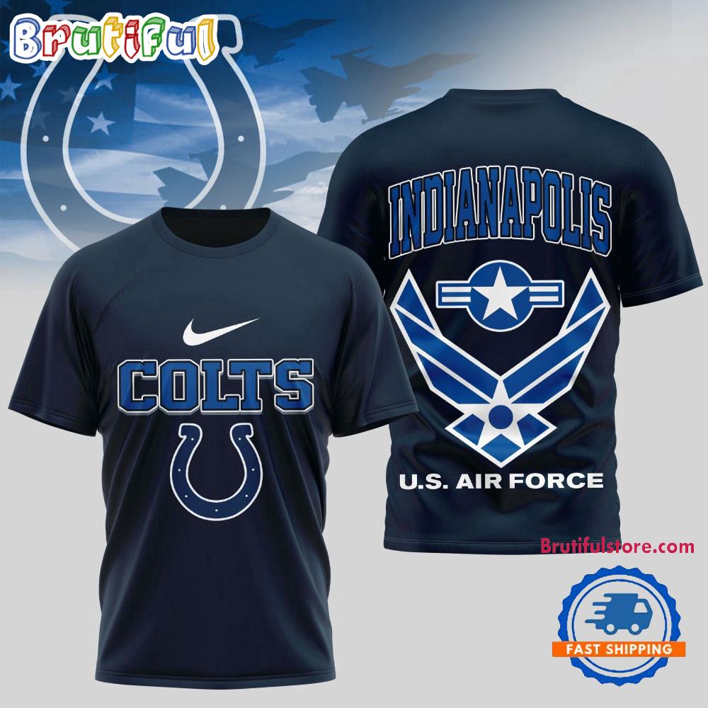 Sportswearmerch Indianapolis Colts NFL Us Air Force Military T-Shirt For Fan