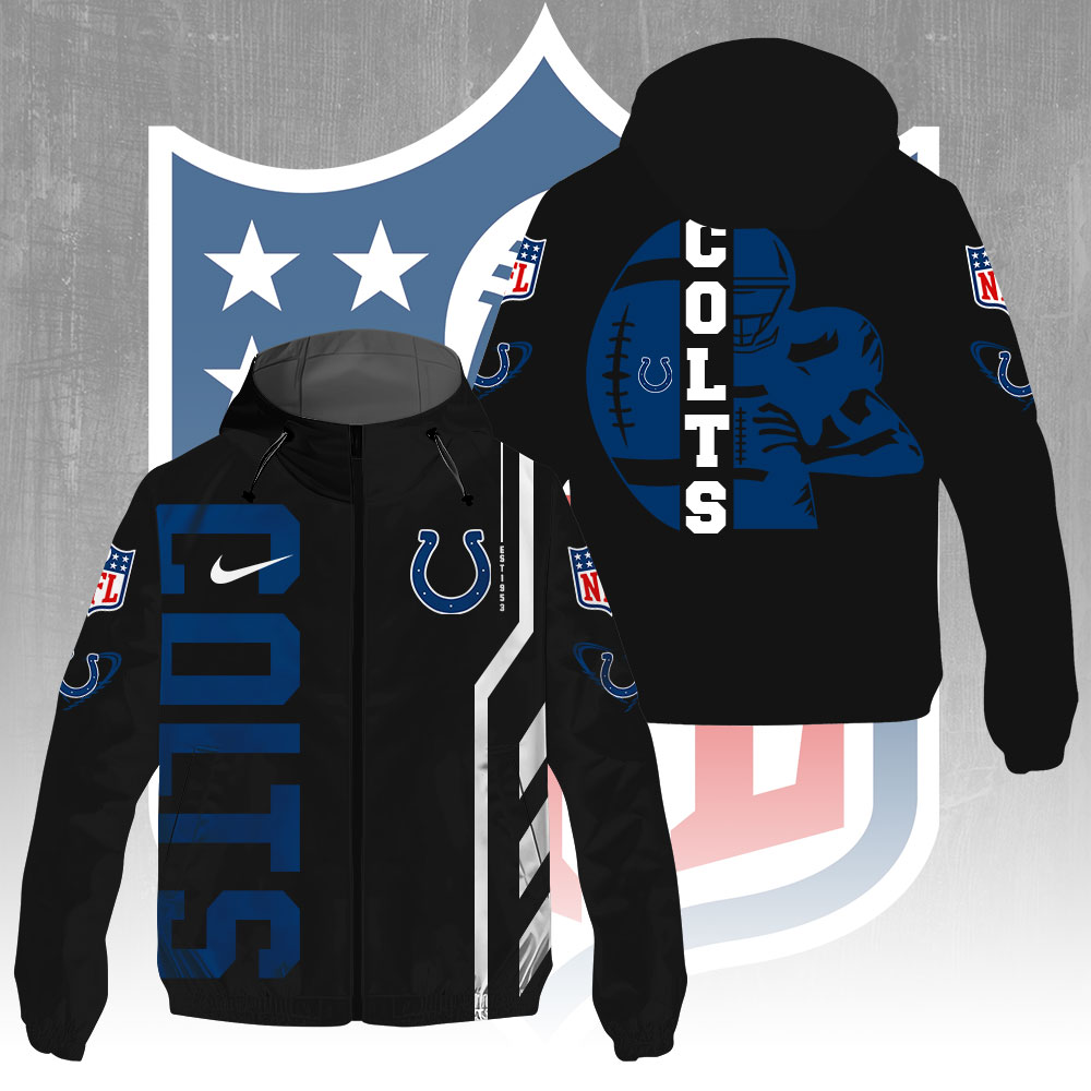 Sportswearmerch Indianapolis Colts NFL Windbreaker Jacket For Fan