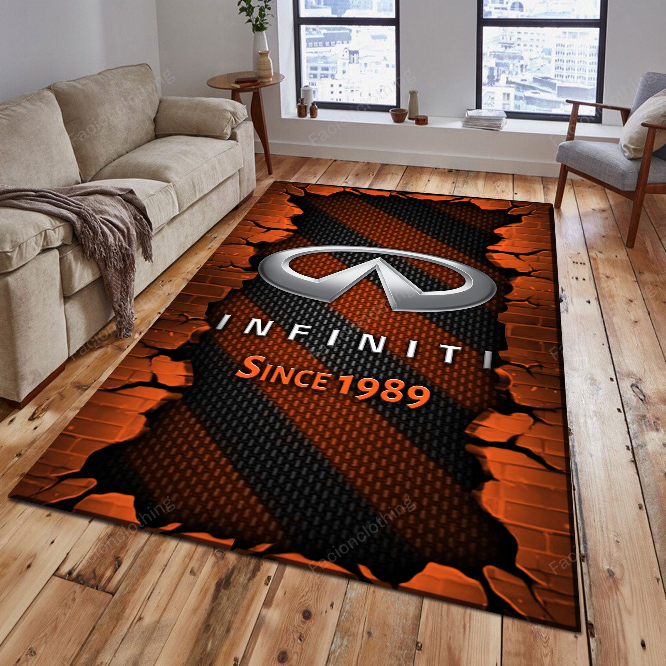 Sportswearmerch Infiniti Car Personalized Rug For Fan