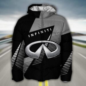 Sportswearmerch Infiniti Car Puffer Jacket For Fan