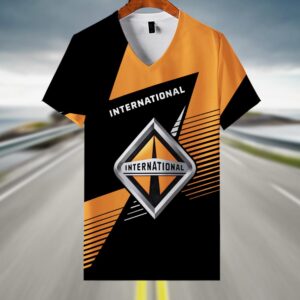 Sportswearmerch International Truck V-neck Women T-shirt For Fan