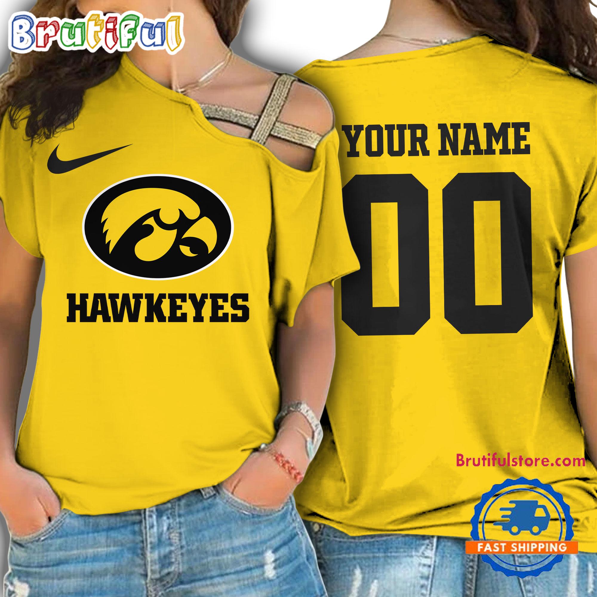 Sportswearmerch Iowa Hawkeyes NCAA Strapless Sleeve Short For Fan