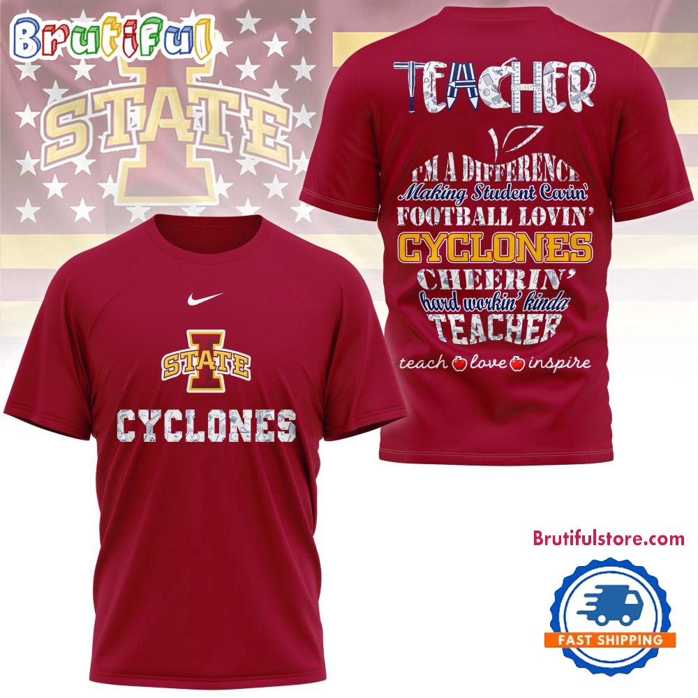 Sportswearmerch Iowa State Cyclones Teacher Pride T-Shirt For Fan