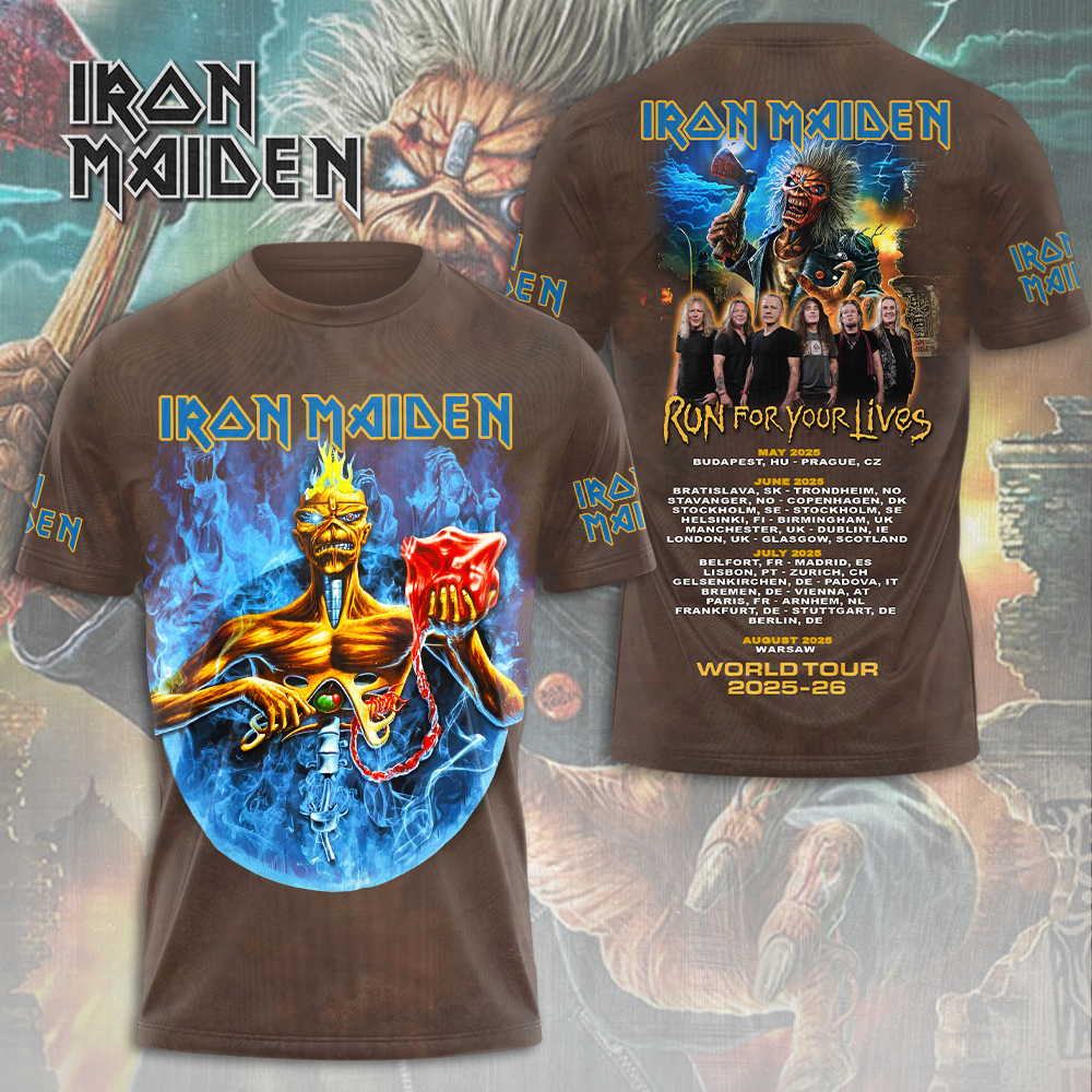 Sportswearmerch Iron Maiden Music Personalized T-shirt For Fan