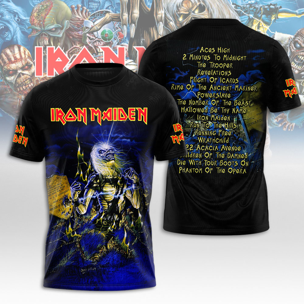 Sportswearmerch Iron Maiden Music Personalized T-shirt For Fan