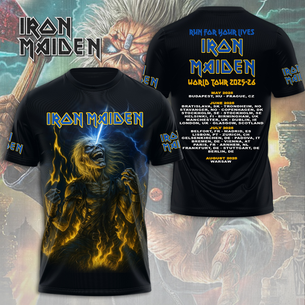Sportswearmerch Iron Maiden Music Personalized T-shirt For Fan