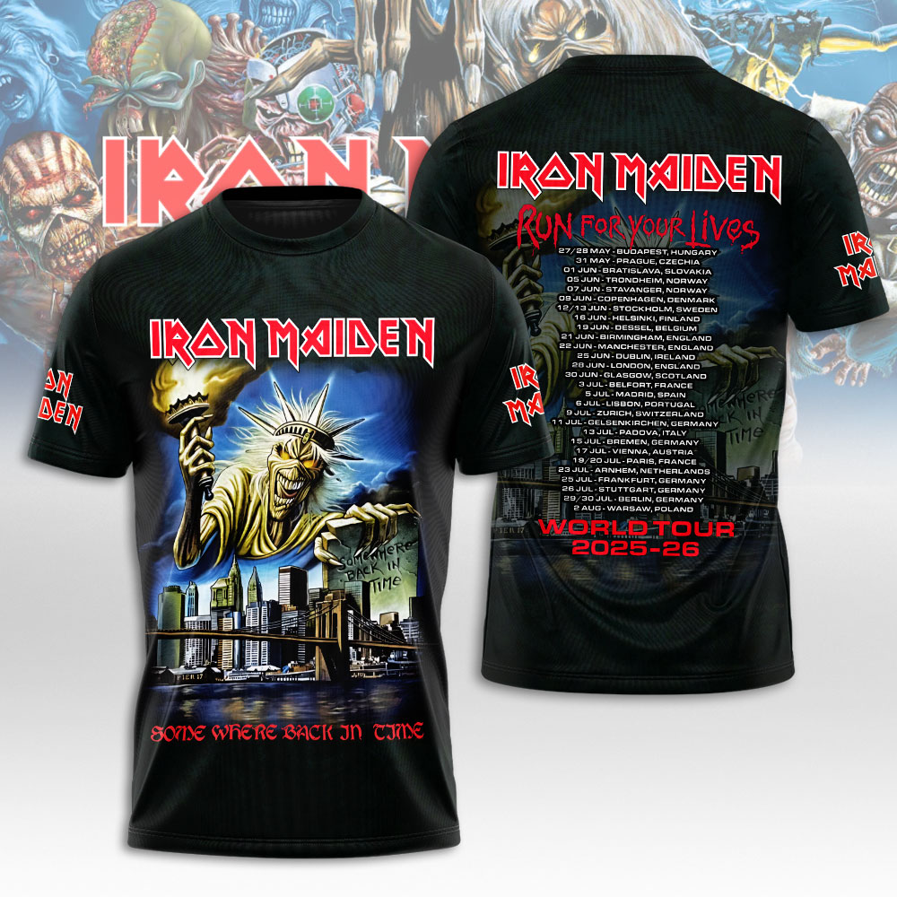 Sportswearmerch Iron Maiden Music Personalized T-shirt For Fan