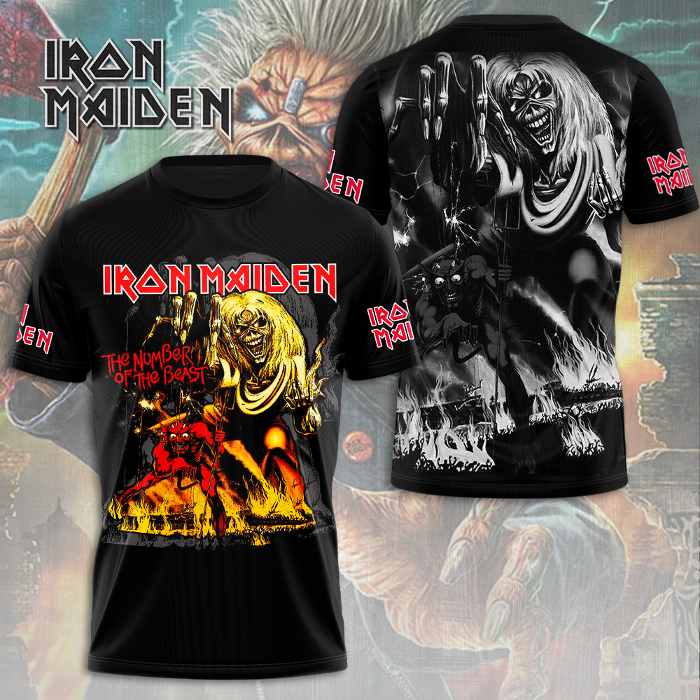 Sportswearmerch Iron Maiden Music Personalized T-shirt For Fan